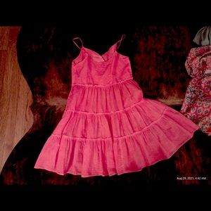 Umgee brand new coral spaghetti strap dress